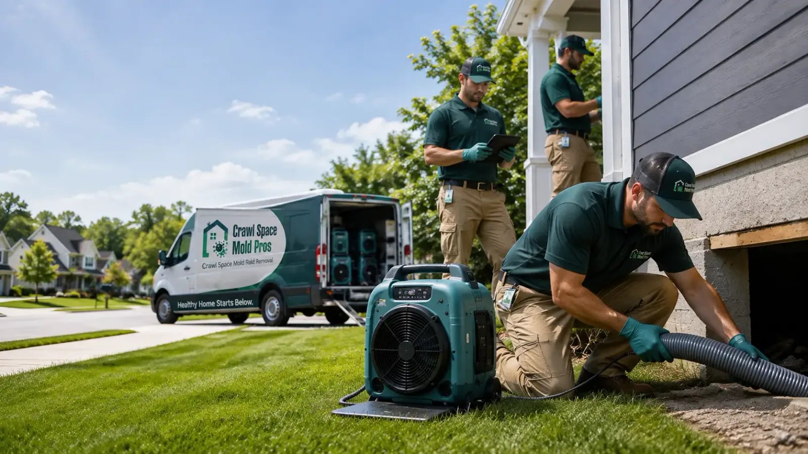 Crawl Space Mold Removal in Canterbury, NH